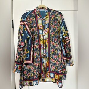 Johnny Was Delphine silk blouse